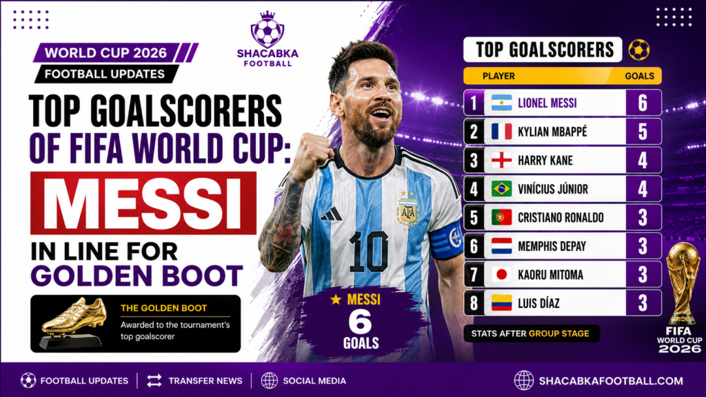 World Cup Group Stage Top Scorers of FIFA World Cup 
