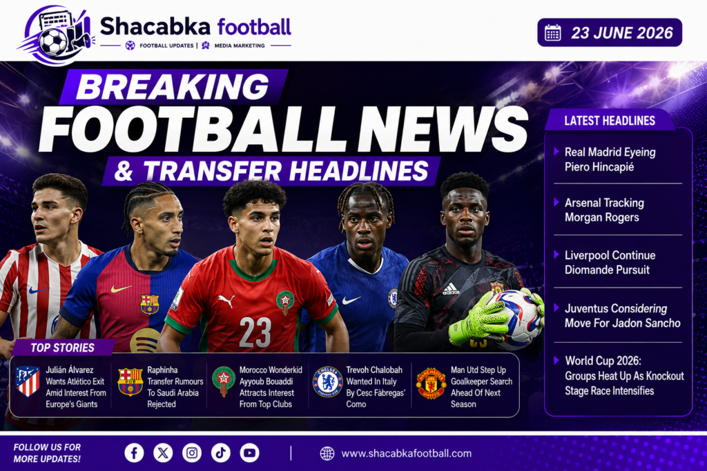 BREAKING FOOTBALL NEWS & TRANSFER HEADLINES – 23 JUNE 2026