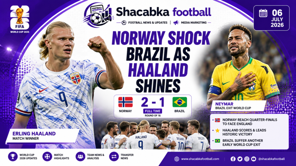 "Norway Shock Brazil As Haaland Shines "