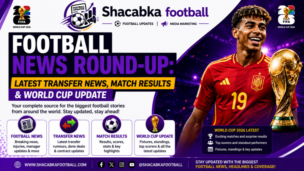 Shacabka Football logo representing trusted football news, transfer updates, match reports and World Cup coverage.
