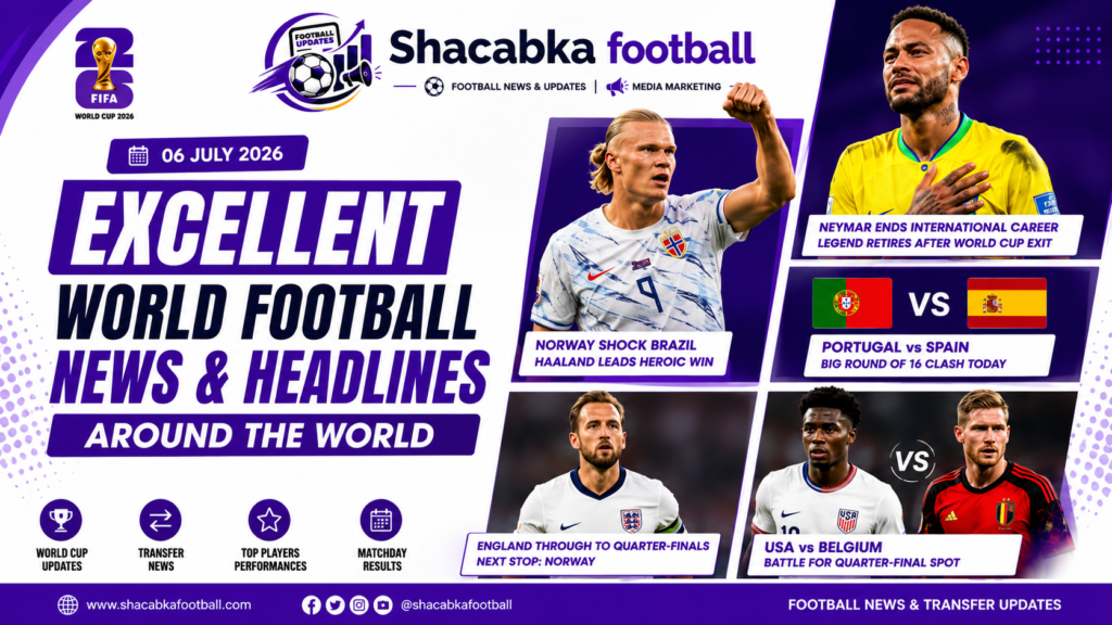 "how to Excellent World Football News and Headlines Around the World – 06 July 2026."