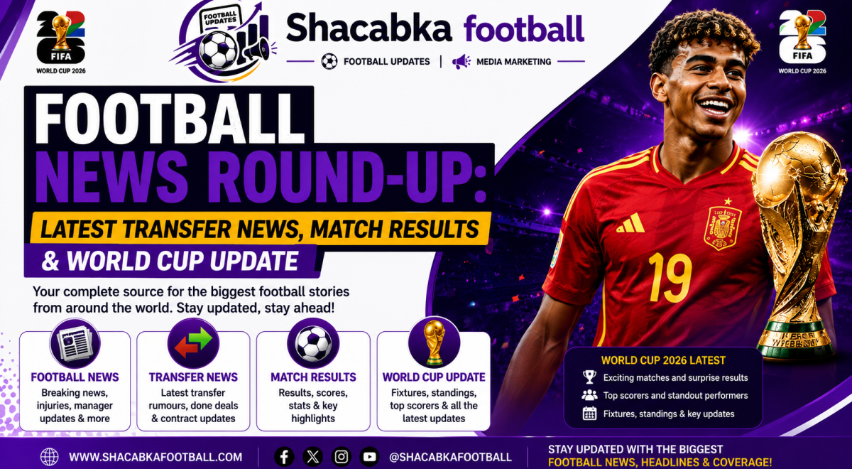 Shacabka Football logo representing trusted football news, transfer updates, match reports and World Cup coverage.