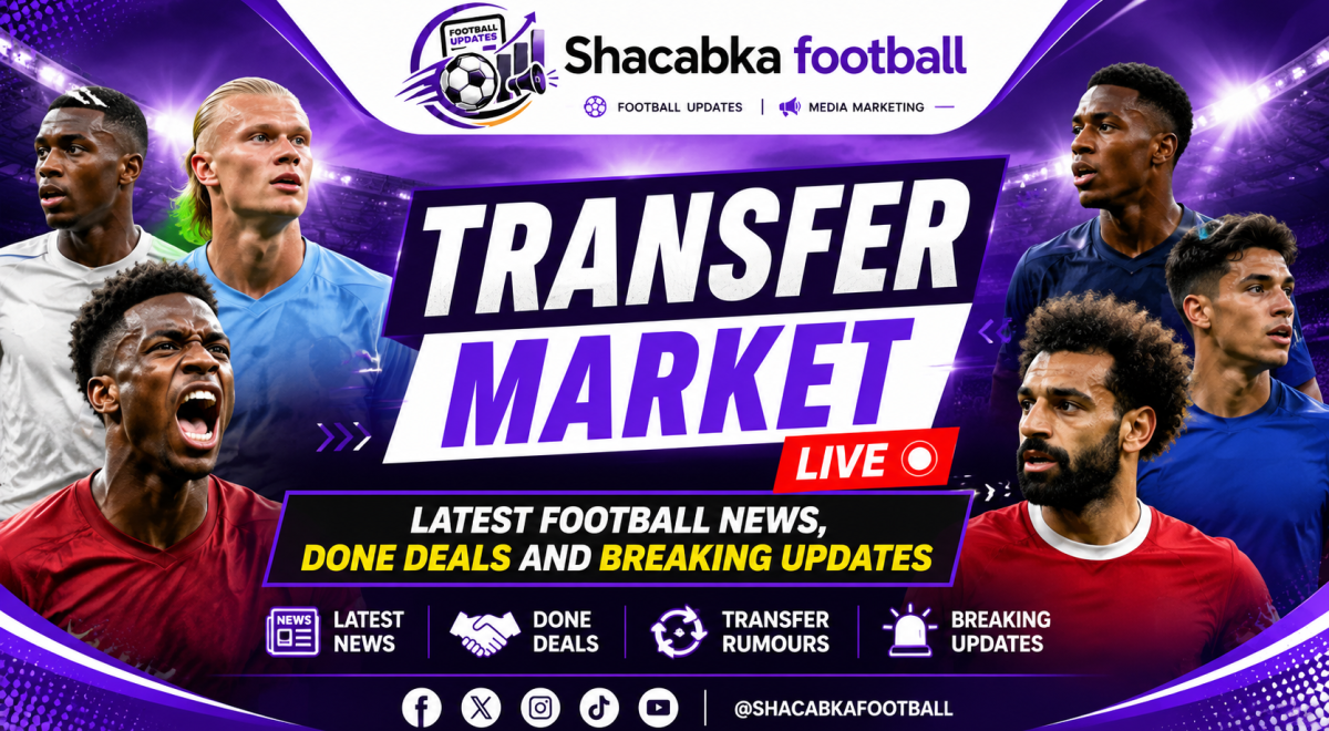Latest football transfer market updates featuring Europe's biggest clubs, done deals, transfer rumours, and breaking football news.