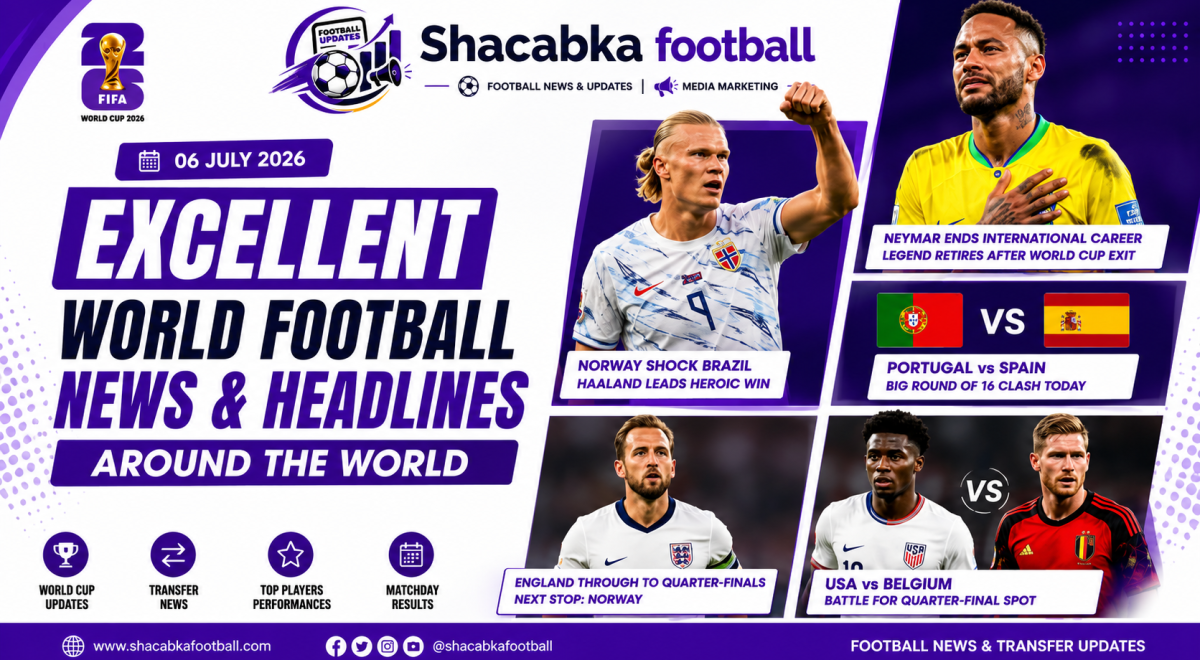 "how to Excellent World Football News and Headlines Around the World – 06 July 2026."