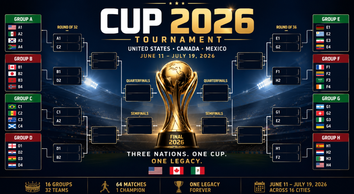 World Cup 2026 Group Stages Table and fixtures